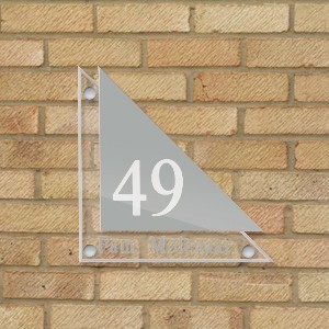 naambord met huisnummer