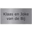 Rvs naamplaten