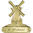 Messing naamplaatjes met MOLEN